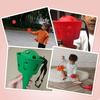 Throw Catch Ball Game Toy 16.5cm Skill Development Interactive Ball Game Set for Travel Outdoor Purple