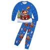 New Arrival Christmas Reindeer Print Pajama Set - Long Sleeve Top & Pants