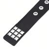 European and American square bead rivet belt, metal pyramid belt, men's and women's belt, punk hardware jeans belt