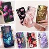 Luxury Flower Butterfly Bow Pattern Casing For Tecno Camon 17P 17 Pro Back Cover Clear Soft Silicone Phone Case For Camon17