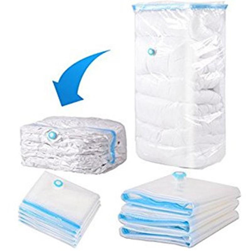 Vacuum Bag Package Compressed Organizer For Quilts Clothes Storage Bag Transparent Space Saving Bags Wardrobe Closet Organizer