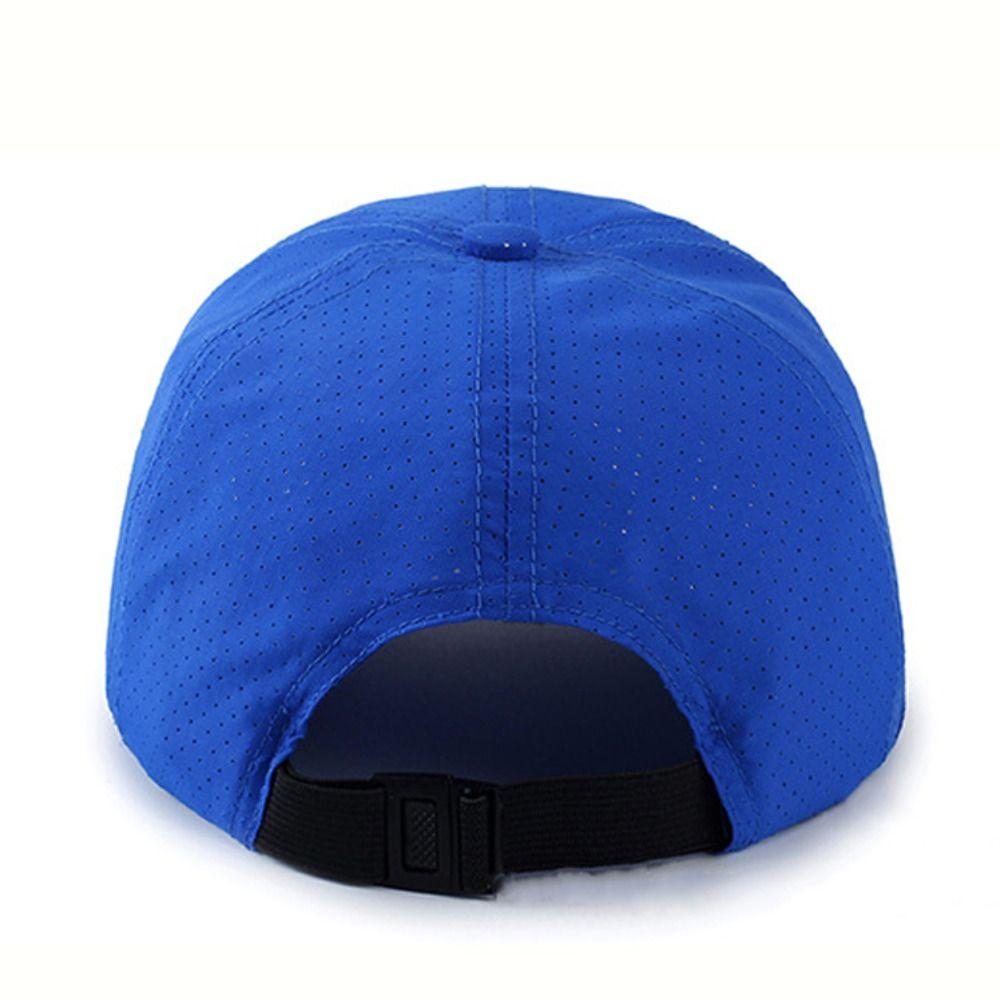 Sun Protection Quick-Drying Hat Breathable Perforated Travel Sports Hat Baseball Cap  For Women Men