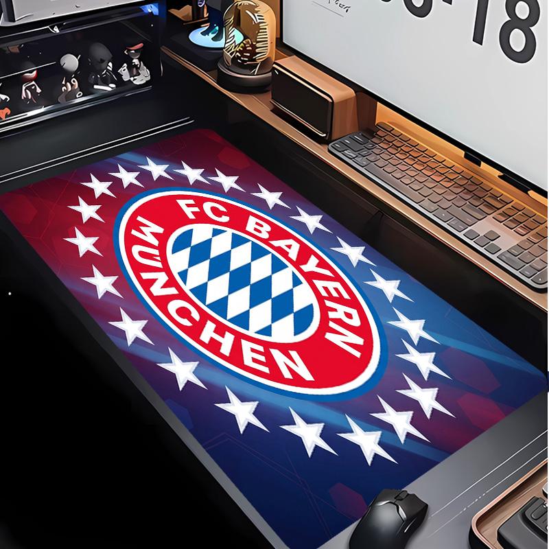 Bayern München Voetbalpatroon Muismat Niet?Anti-slip Rubberen Basis Gaming Muismat Voor Bureau Kantoor Thuis