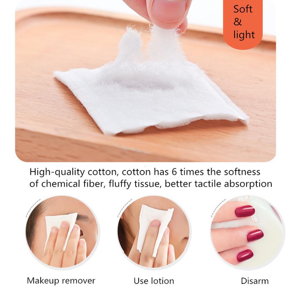 Disposable Pearl Cotton Pads Soft Cleansing Cottons for Tattoo Microblading Makeup Remover Gentle Facial Cleansing Pads Skin
