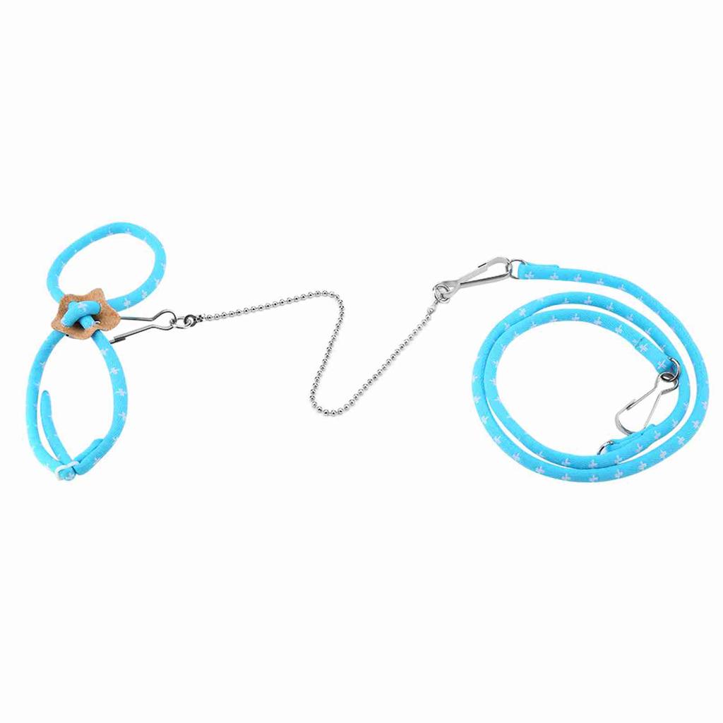 Pet Hamster Adjustable Harness Small Rat Mouse Training   Leash with Finder Bell