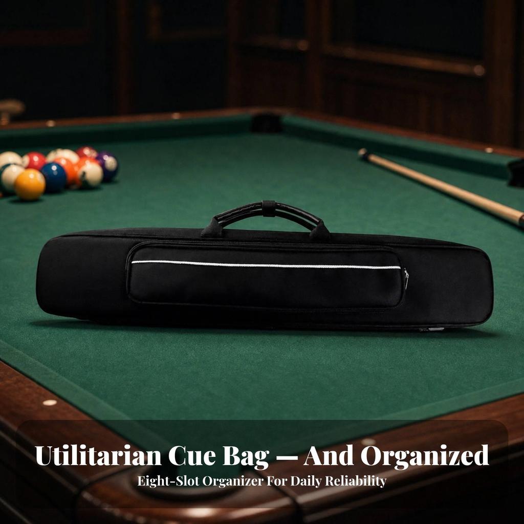 Billiard Cue Carrying Bag Soft Stick Wear-Resistant for Tournaments