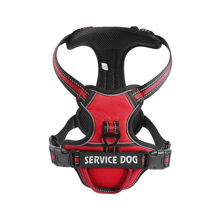 Nylon Hunde Geschirr Weste Reflektierendes Hunde Geschirr Personalisiert Atmungsaktiv Verstellbares Haustier Geschirr Leine Für Kleine Mittlere Große Hunde