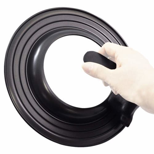 Kai Brand KAI Frying Pan Lid Kai House Select 24-28cm with Stand Rust Resistant DW5626 Glass Black