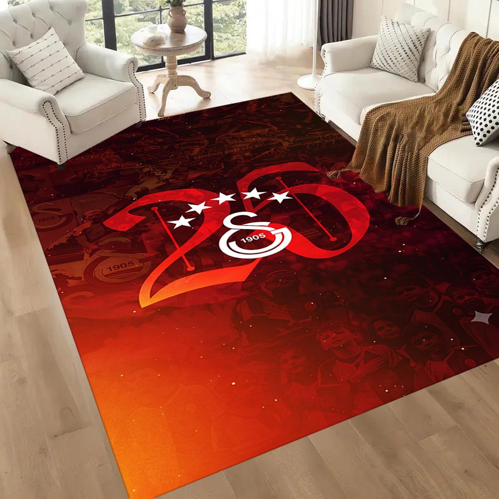 Galatasaray 130 Floor Rug Office Rug Perfect for Hallway Playrooms Kitchen Living Rooms Anti-slip Rug Office home decor Birthday/Christmas Gift