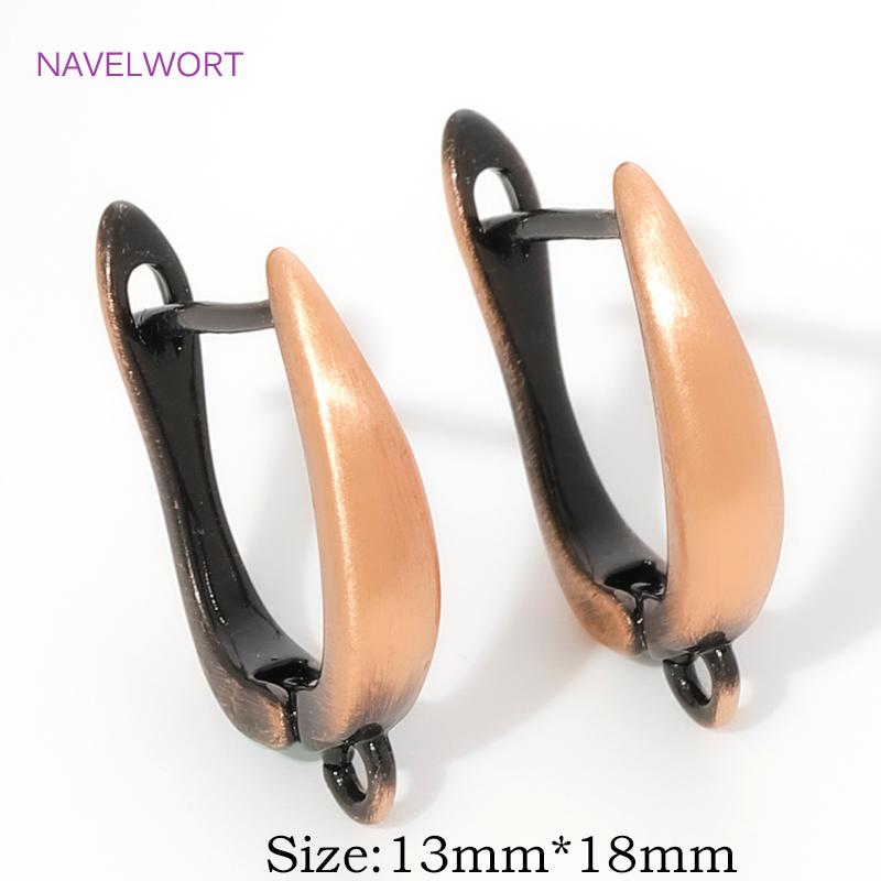 Fasteners For Earring Antique Bronze Shvenzy Earwires Brass Earring Hooks Earring Fixtures For DIY Earrings Making Accessories