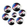 For BMW 5SF1117pcs 45mm 68mm 74mm 82mm Car Logo Front Hood Emblem rear boot badge for BMW E63 E64 E68 F03 F04 F15 E71 E72 E70 E83 E84 E92 E93