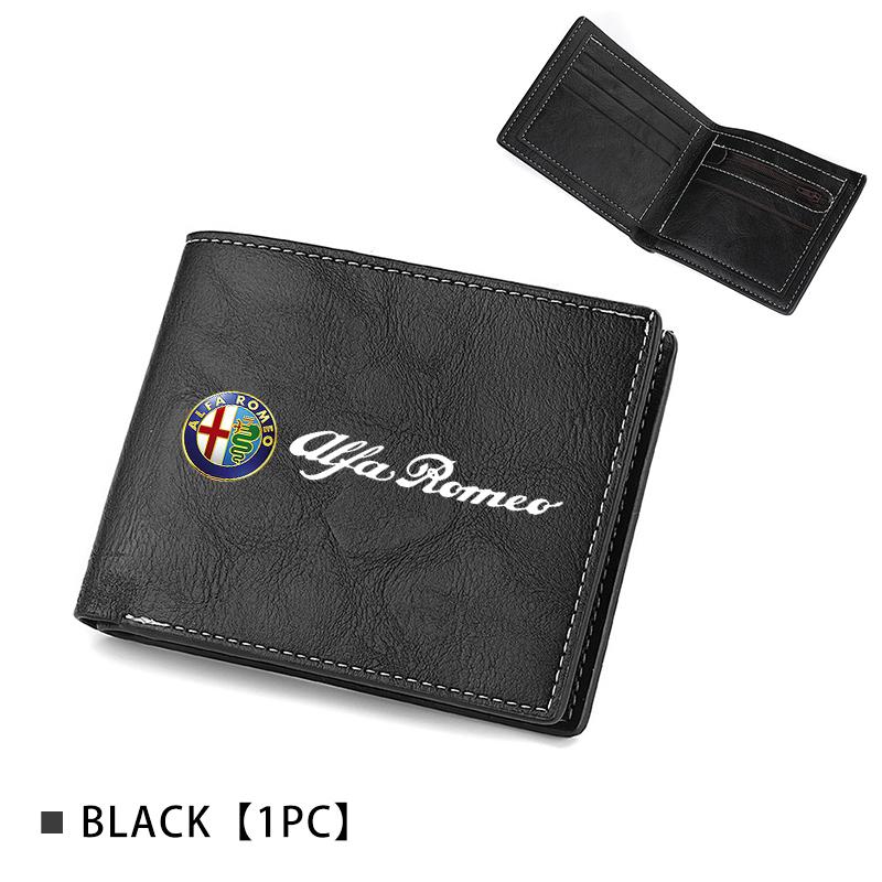 LMRGZ1 For Alfa Romeo Car Multi Functional Zero Short Purse Driver's License Wallet For Alfa Romeo 159 Giulietta 156 147 Giulia Mito GT