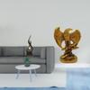 Abstract Flame Resin Sculpture Modern Art Desktop Ornament Keepsake for Living Room Cabinet
