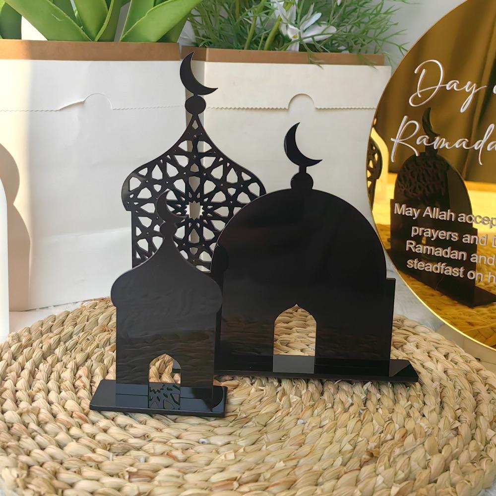 Acrylic Kareem Mosque Ornaments DIY Eid Mubarak Decoration Ramadan Ornaments  Gift