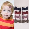 8/16PCS Baby Girls Hair Clips Mini Fabric Hair Bows with Clips Little Girls Hairpin Barrettes Kids Children Hair Accessories