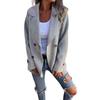 Women Winter Double Breasted Woolen Overcoat Turn Down Collar Loose Fit Thermal Long Sleeve Coat Solid Color Dating Commuting Outerwear