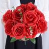 Head Artificial Ten Rose Flowers For Weddings Home Decor And Decoration Hotel