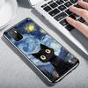 Anime Cute Black Cat Meow Phone Case For Xiaomi Poco X7 X6 X5 Pro F7 Ultra Redmi 15C 15 13C 13 12C 12 10 10A 10C 9 9A 9C 9T Cove