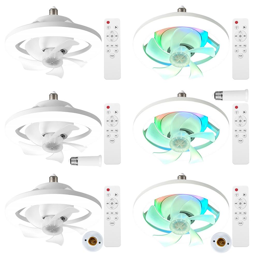 Moderní stropní ventilátor s LED světlem a dálkovým ovládáním, tichý stropní ventilátor do ložnice, obývacího pokoje a kuchyně