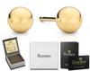 Beautiful Large Gold Earrings 333 Balls 7 Mm Stud