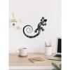 Hand Forged Metal Gecko Wall Art Sculpture Modern Geometric Lizard Decor Vibrant Reptile Gift for Home Office Outdoor Boho Tropical Housewarming