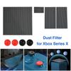 PVC Anti Dust Filter Cover With Thumbstick Caps Host Dustproof Net  For Xbox Series X