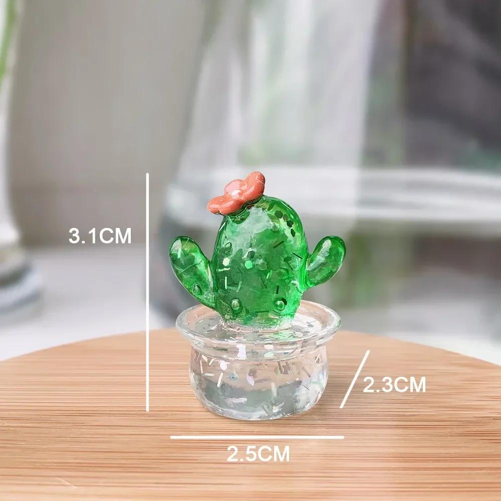 Cactus Ornaments Decoration Mini Bonsai Cute Mini Desktop Craft Creative Home Decoration Gift Decor Room Decor