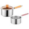 Wutuo Stainless Steel Frying Pot Set with Wooden Handle