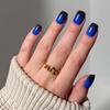 Hochwertige tragbare künstliche Nägel im Mandel-Nude-French-Stil – mittellange und lange Nagelspitzen