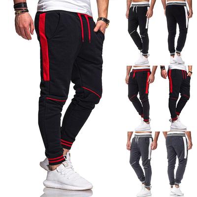 2025 Europäische Herrenmode Spleißen Seil Gürtel Casual Hosen Sport Herren Hosen