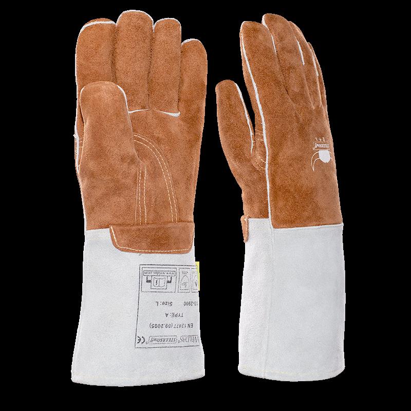 Weldsafety High-Temperature Leather Welding Gloves XL