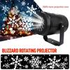 LED Projector Night Light Snowflake Projector Outdoor Lamp 360° Rotating Home Festivals Party Decoration