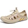 Newest Men'S Shoes Hollow Breathable Men Sandals Casual Outdoor Sneakers Men Stylish Casual Suede Soft Comfortable Walking Loafers