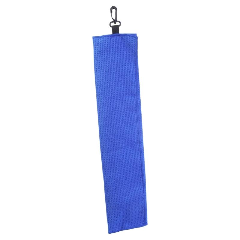 Golf Towel Microfibers Fabric Golf Towel Cleanings Wipe Cloth with Buckle Hook