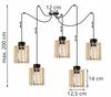 MODERN WOODEN LED CEILING HANGING LAMP