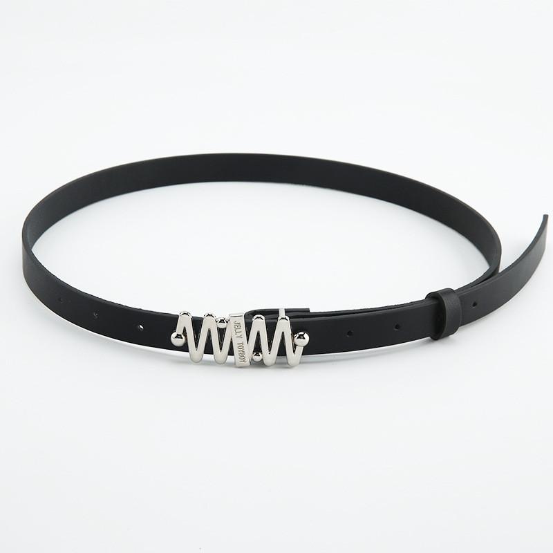 Trendy Womens Casual Faux Leather Belt With Unique Snap Closure For Daily Use