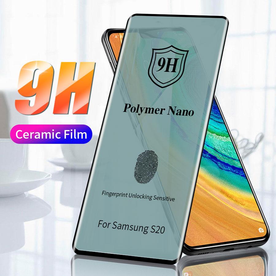 Samsung Galaxy S20 S22 S21 S23 S24 S25 Ultra S10 Plus Note 20 Ultra 10 Plus Full Glue Soft Ceramic Film Screen Protector