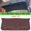 For Volkswagen VW Tiguan L PRO Allspace Car Trunk Door Anti Kick Pad Tailgate Protector Sticker Cargo Liner Interior Accessories