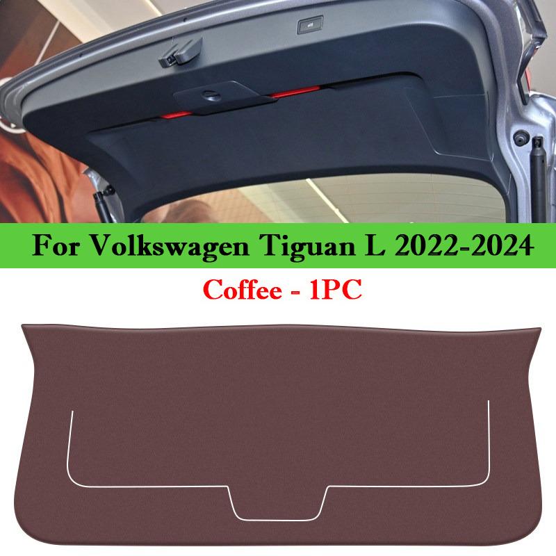 For Volkswagen VW Tiguan L PRO Allspace Car Trunk Door Anti Kick Pad Tailgate Protector Sticker Cargo Liner Interior Accessories