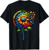 Autism Awareness Sunflower Autism Sunflower Unisex T-Shirt