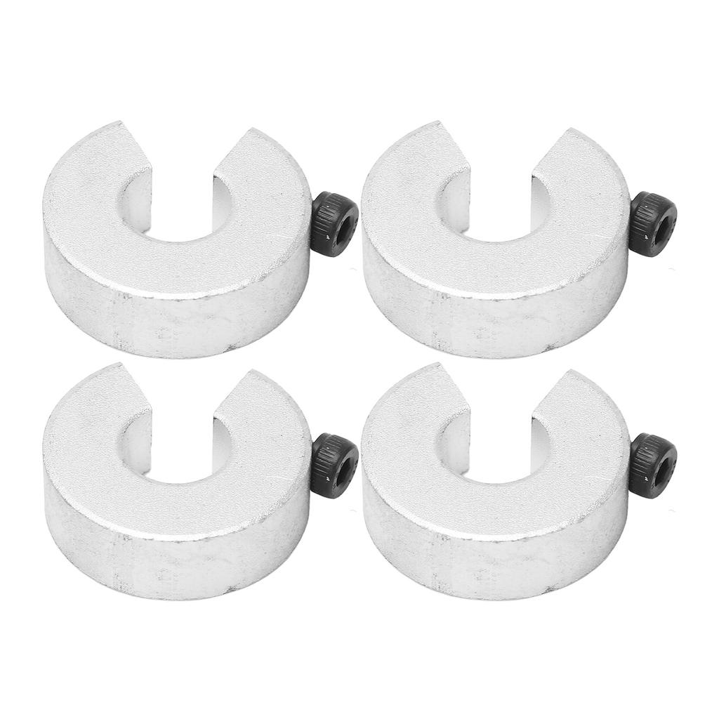 4 Stk. Linearschienen-Wellenklemmen 12mm ID 30mm AD 10mm Dicke Aluminiumlegierung Wellenbegrenzungsbefestigung