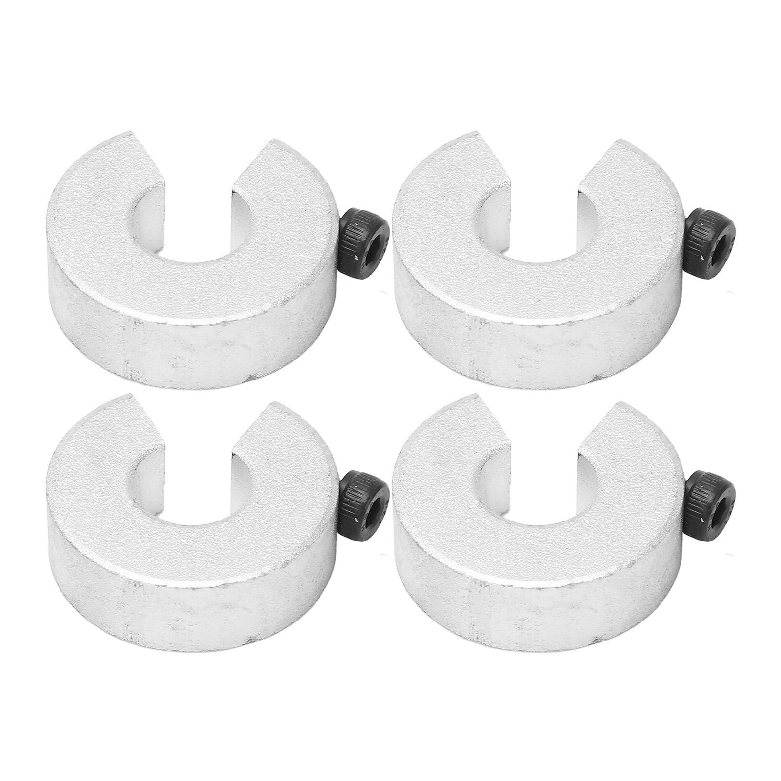 

4 Pcs Linear Rail Shaft Collar 12mm ID 30mm OD 10mm Thickness Aluminum Alloy Shaft Limit Fixing