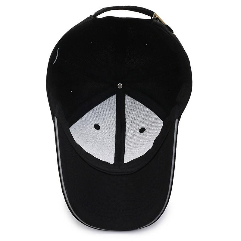 Men's Korean Fashion Solid Color Baseball Cap - Hard Top, Sun Hat, Outdoor Fishing, Duckbill Design
