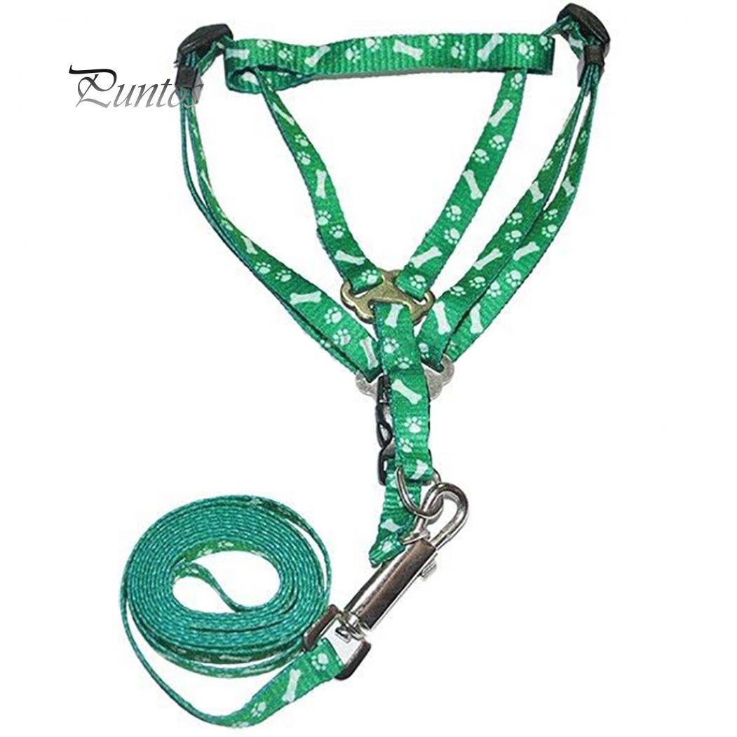 

Регулируемая прочная яркая шлейка с поводком 114* 2см для собак