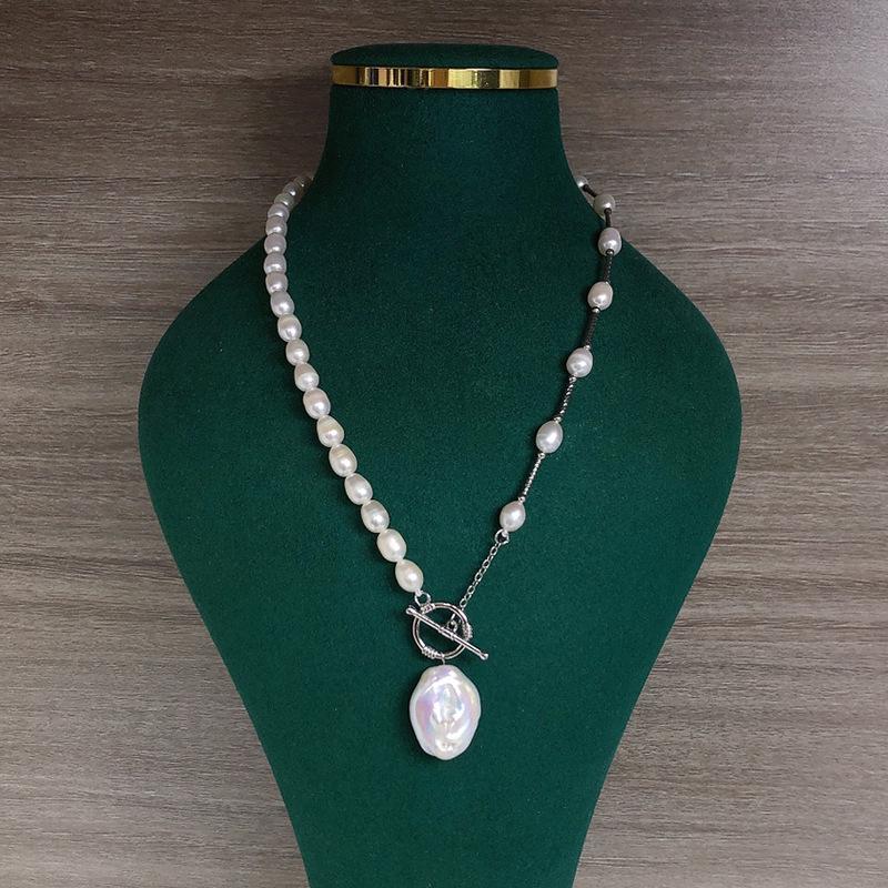 Baroque and Freshwater Pearl Necklace: Personalized, Fashionable, Versatile Clavicle Jewelry 6-7mm