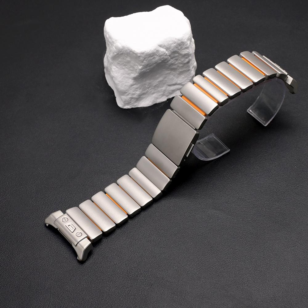 No Gaps Titanium Band for Samsung Galaxy Watch Ultra 2025 2024 Rubber Strap For GALAXY WATCH ULTRA 47mm Metal Bracelet Watchband