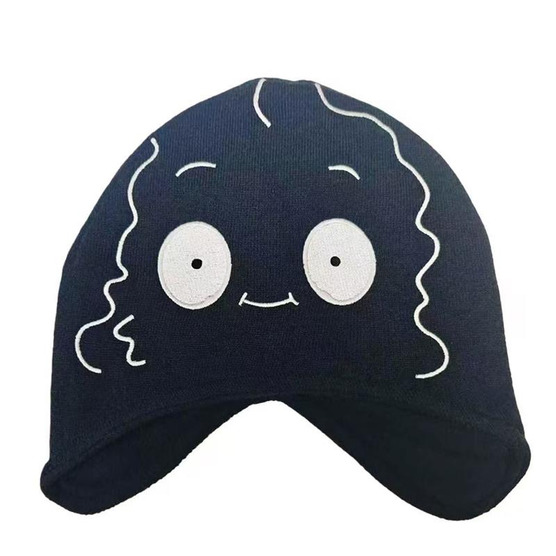 

Креативная светящаяся в темноте вязаная шапка-бини с орехами Мужская Женская Мягкая Эластичная Кепка Осень Зима Для улицы Марафонская Беговая Картофельная Шапка A3