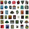 Non-Toxic 50/75Pcs/Pack Jurassic Park Dinosaur Animals Graffiti Stickers For Furniture Diy Chair Toy Car Trunk Computer Motorcycle