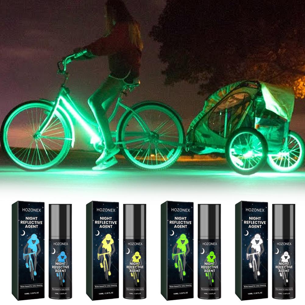 Reflective Night Spray Paint For Night Riding Glow-in-The-Dark Bright Spray Luminous Warning Signs Fluorescent Night Spray