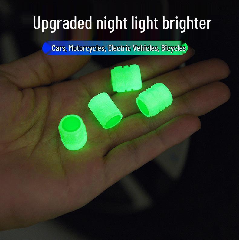Luminous Valve Caps for Cars, Motorcycles, and Electric Vehicles
